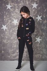 Jumpsuit with 3D butterflies